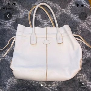 Todd classic white purse